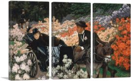 The Morning Ride 1898-3-Panels-90x60x1.5 Thick