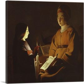 The Education Of The Virgin-1-Panel-26x26x.75 Thick