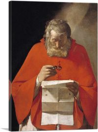 Saint Jerome Reading a Letter-1-Panel-60x40x1.5 Thick