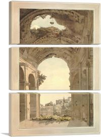 Inside The Colosseum Arch 1780-3-Panels-90x60x1.5 Thick