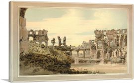Inside The Colosseum View 1781-1-Panel-18x12x1.5 Thick