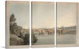 Ponte Molle 1781-3-Panels-60x40x1.5 Thick