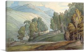 St John's In The Vale Looking Towards Grasmere 1786-1-Panel-12x8x.75 Thick