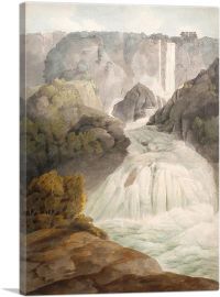 The Cascade Of Terni 1781-1-Panel-12x8x.75 Thick