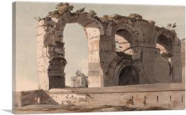The Claudian Aquaduct Rome-1-Panel-26x18x1.5 Thick