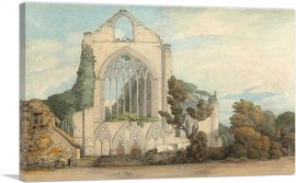 The West Front Of Tintern Abbey 1777-1-Panel-12x8x.75 Thick