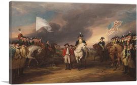 Surrender Of Lord Cornwallis 1820-1-Panel-18x12x1.5 Thick