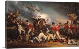 The Death Of General Mercer Battle Of Princeton 1777-1-Panel-60x40x1.5 Thick