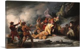 Death Of General Montgomery Attack On Quebec 1786-1-Panel-26x18x1.5 Thick