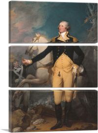 General George Washington At Trenton 1792-3-Panels-90x60x1.5 Thick