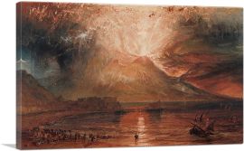 Vesuvius in Eruption 1820-1-Panel-18x12x1.5 Thick