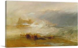Wreckers Coast Of Northumberland 1834-1-Panel-12x8x.75 Thick