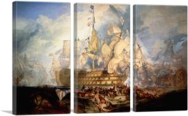 Battle of Trafalgar 1805-3-Panels-60x40x1.5 Thick