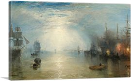 Keelmen Heaving in Coals by Night 1835-1-Panel-18x12x1.5 Thick