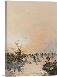 View Of Venice From The Public Gardens-1-Panel-60x40x1.5 Thick