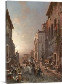 Procession In Naples-1-Panel-60x40x1.5 Thick