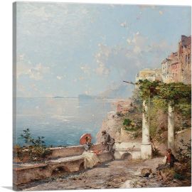 Sorrento On The Bay Of Naples-1-Panel-26x26x.75 Thick
