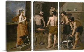 Apollo In The Forge Of Vulcan 1629-3-Panels-90x60x1.5 Thick