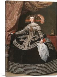 Queen Mariana Of Austria 1652-1-Panel-12x8x.75 Thick