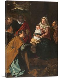 The Adoration Of The Magi 1690-1-Panel-18x12x1.5 Thick