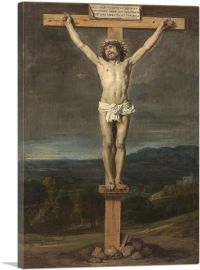 Christ On The Cross-1-Panel-18x12x1.5 Thick