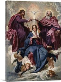 Coronation Of The Virgin 1635-1-Panel-18x12x1.5 Thick