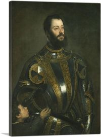 Portrait Of Alfonso D'Avalos 1533-1-Panel-18x12x1.5 Thick