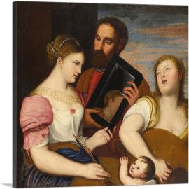 An Allegory Of Marriage-1-Panel-26x26x.75 Thick