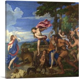 Bacchus And Ariadne 1520-1-Panel-12x12x1.5 Thick