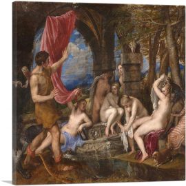 Diana And Actaeon 1556-1-Panel-12x12x1.5 Thick