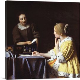 Mistress And Maid 1666-1-Panel-12x12x1.5 Thick