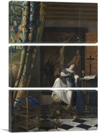 The Allegory Of The Faith 1670-3-Panels-90x60x1.5 Thick