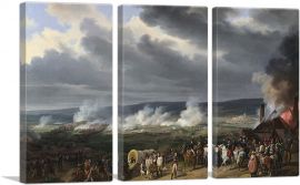 The Battle Of Jemappes 1792-3-Panels-90x60x1.5 Thick