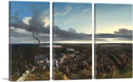 The Battle Of Montmirail 1814-3-Panels-60x40x1.5 Thick