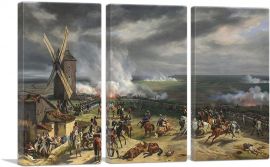 The Battle Of Valmy 1826-3-Panels-60x40x1.5 Thick