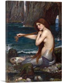 A Mermaid 1900-1-Panel-18x12x1.5 Thick