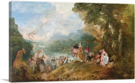 The Embarkation For Cythera 1717-1-Panel-60x40x1.5 Thick