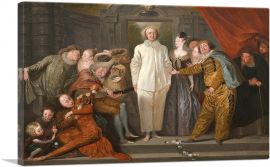 The Italian Comedians 1721-1-Panel-26x18x1.5 Thick
