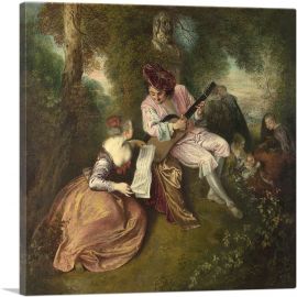 The Love Song 1717-1-Panel-18x18x1.5 Thick