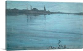 Nocturne in Blue and Silver 1871-1-Panel-40x26x1.5 Thick