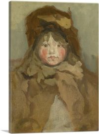 Portrait Of a Child 1885-1-Panel-12x8x.75 Thick