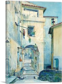 Old Town Menton 1912-1-Panel-40x26x1.5 Thick