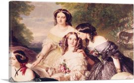 Empress Eugenie And Her Ladies In Waiting-1-Panel-26x18x1.5 Thick