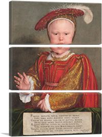 Portrait Of Edward VI As a Child 1538-3-Panels-60x40x1.5 Thick