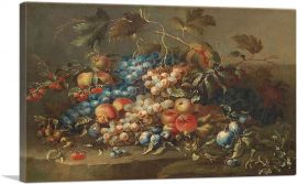 Still Life With Fruits-1-Panel-12x8x.75 Thick