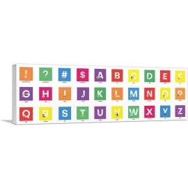 Kids Colorful Animal Panoramic Full Alphabet