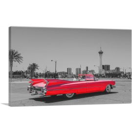 Red Vintage American Car