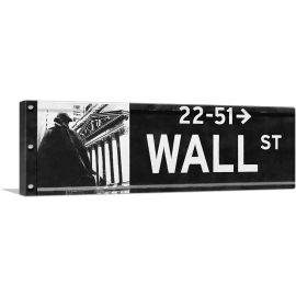 New York NYC Wall Street Sign