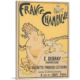 Poster advertising France Champagne 1891
