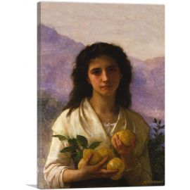 Girl Holding Lemons 1889